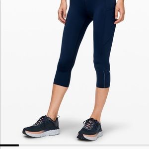Lululemon fast & free crop 19” Nulux